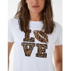 Leopard Print 'Love' Lips T-Shirt Leopard Print 'Love' Lips T-Shirt