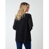 Necklace Pleated Chiffon Top Necklace Pleated Chiffon Top