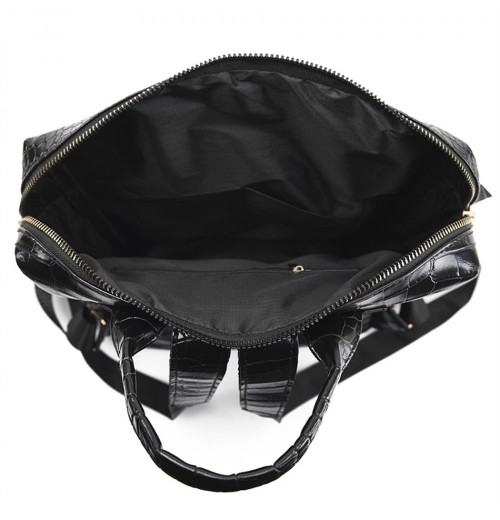 Embossed Leather Backpack Purse Embossed Leather Backpack Purse