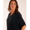 Sparkly V Neck Tie Front Top Sparkly V Neck Tie Front Top