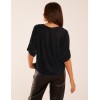 Sparkly V Neck Tie Front Top Sparkly V Neck Tie Front Top