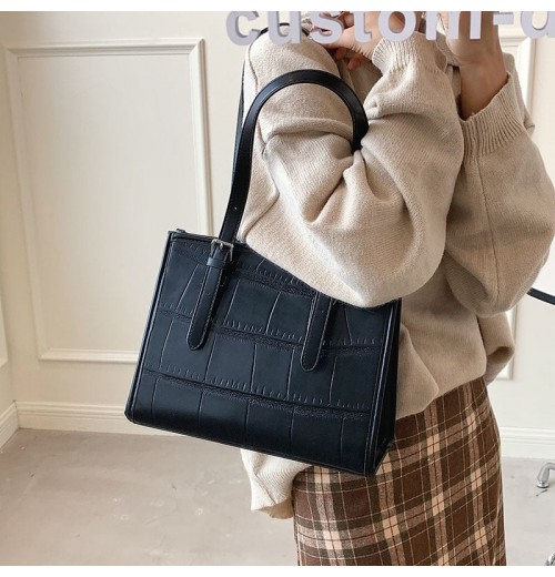 Croc Embossed Tote Croc Embossed Tote