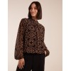 High Neck Baroque Blouse High Neck Baroque Blouse