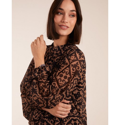 High Neck Baroque Blouse High Neck Baroque Blouse