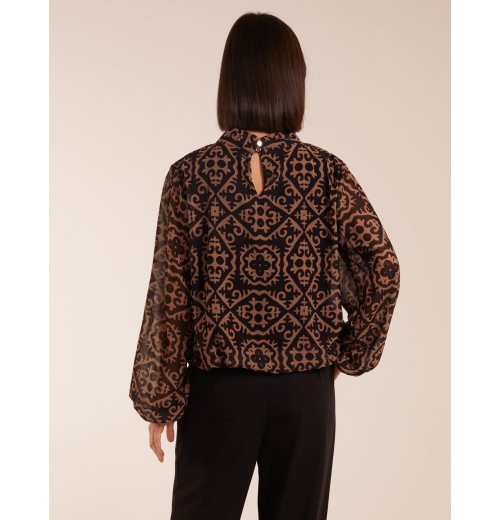 High Neck Baroque Blouse High Neck Baroque Blouse