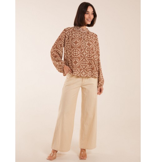 High Neck Baroque Blouse High Neck Baroque Blouse