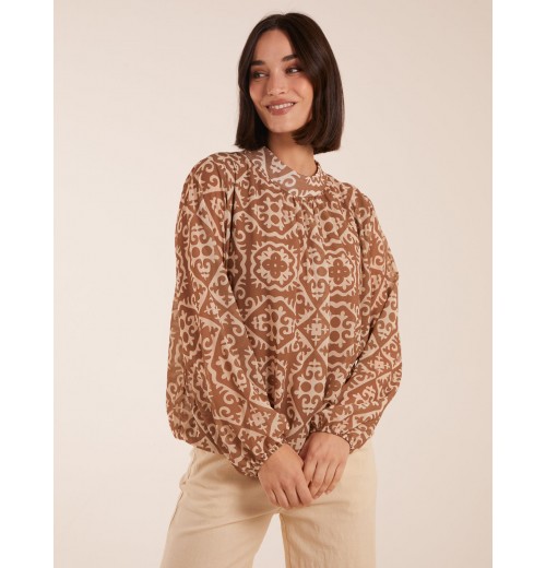 High Neck Baroque Blouse High Neck Baroque Blouse