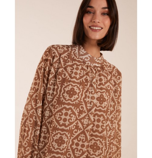 High Neck Baroque Blouse High Neck Baroque Blouse