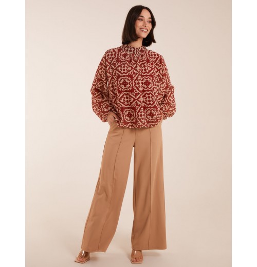High Neck Baroque Blouse High Neck Baroque Blouse