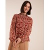 High Neck Baroque Blouse High Neck Baroque Blouse
