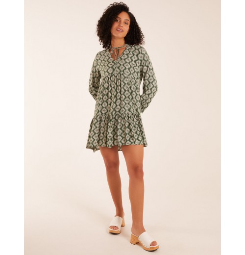Abstract Geometric Tunic Dress Abstract Geometric Tunic Dress
