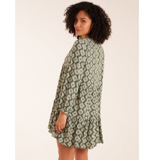 Abstract Geometric Tunic Dress Abstract Geometric Tunic Dress