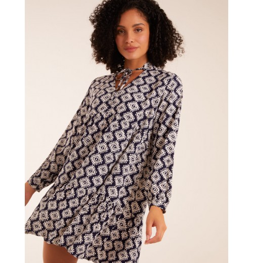 Abstract Geometric Tunic Dress Abstract Geometric Tunic Dress