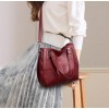 Red Leather Top Zip Tote Purse Red Leather Top Zip Tote Purse