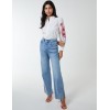 Embroidery Sleeve Cut Out Shirt Embroidery Sleeve Cut Out Shirt