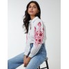 Embroidery Sleeve Cut Out Shirt Embroidery Sleeve Cut Out Shirt