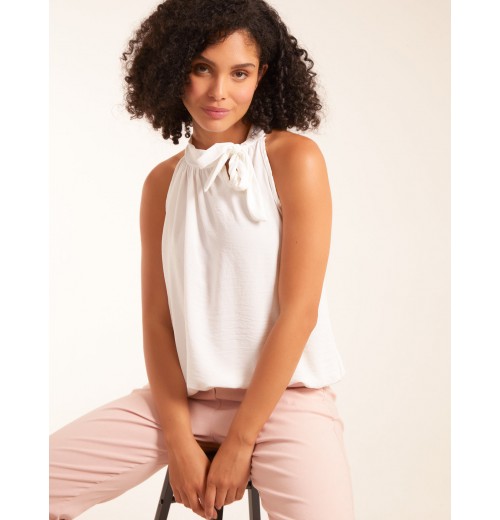 Pussybow Sleeveless Top Pussybow Sleeveless Top