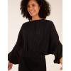 Long Sleeve Pleated Top Long Sleeve Pleated Top